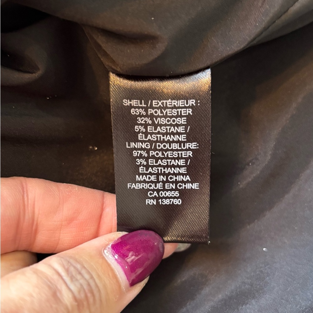 RW&CO. Midnight Asymmetrical Ruffle Dress - Picture 4 of 7